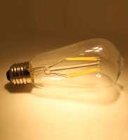 lighting hub Filament Bulb 4 W Standard E27 Decorative Bulb(Yellow)