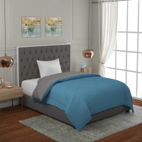 Flipkart Perfect Homes Solid Single Comforter(Polyester, Teal
Grey)