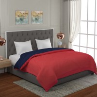 Flipkart Perfect Homes Solid Double Comforter(Polyester, Red
Blue)