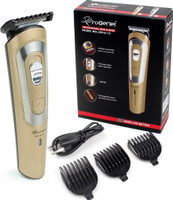 ELEGANTSTYLER GEEMIYA GM_6112 GOLD PROFESSIONAL HAIR CLIPPERS, RECHARGEABLE HAIRCUT TRIMMER SET, HAIR CUTTING MACHINE FOR MEN/KIDS/BABY/BARBER GROOMING CUTTER KIT, WATERPROOF HAIRCUT BARBER TRIMMER KIT WITH GUIDE COMBS BRUSH  Shaver For Men(Gold)