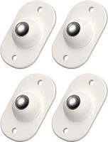 Moxtiza Self Adhesive Mini Swivel Casters Wheels,Universal Wheels at The Bottom of The Storage Box, Swivel Caster Wheels 360 Degree Rotation Pulley for Furniture Various Storage Boxes Swivel Furniture Caster Standard Screwdriver Set (Pack of 4) Bar Stool Wheels (Furniture Accessories, Plastic) Bar S