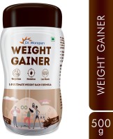 Dr. Morepen Weight Gainer | Protein Powder for Muscle & Mass Gain | 100% Veg | Irish Chocolate Protein Shake(500 g, Irish Chocolate)