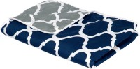Divine Casa Abstract Single AC Blanket(Polyester, Dark Blue and Grey_3)