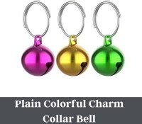 FOODIE PUPPIES Plain Colorful Charm Collar Bell for Dog, Puppies & Cat Dog Everyday Collar(Small, Multicolor)