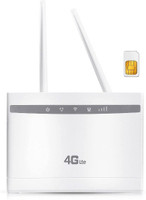 Wedron Cmos 3-in-1 High Range Router/Repeater Coverts 3g/4g Data into High Speed WiFi Signal, Any Network, Plug and Play (Pack of 1) 300 Mbps 4G Router(White, Single Band)