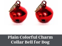 FOODIE PUPPIES Plain Colorful Charm Collar Bell for Dog, Puppies & Cat Dog Everyday Collar(Small, Red)