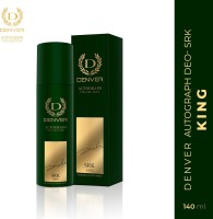 DENVER SRK King Deodorant Autograph Collection- 140ml Deodorant Spray  -  For Men(140 ml)