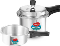 Pigeon Special Combi Pack 2 L, 3 L Induction Bottom Pressure Cooker(Aluminium)