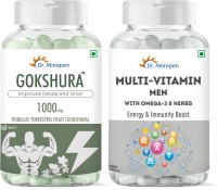 Dr. Morepen Gokshura and Multivitamins For Men | Improves Men's Performance & Strength(120 Tablets)