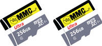 MMC MMC 256GB Memory Card pack of 2 256 GB MicroSD Card Class 10 120 MB/s  Memory Card