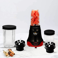 vinr Nutri-Blend SS Blades, 2 Unbreakable Jars, 1 Years Warranty nutri blend 400 Juicer Mixer Grinder (2 Jars, Black)