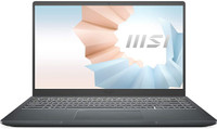 MSI Modern 14 Core i5 11th Gen - (8 GB/512 GB SSD/Windows 10 Home) Modern 14 B11MOU Thin and Light Laptop(14 inch, Carbon Gray, 1.3 kg)