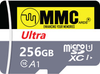 MMC 256GB Micro SD Card Pack 1 best for smartphone & tablets | 256 GB MicroSDXC Class 10 120 MB/s  Memory Card