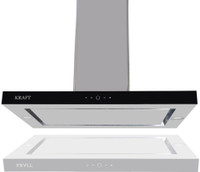 Kraft Italy XIMI(90) Ceiling Mounted Chimney(BLACK AND SS 1900 CMH)
