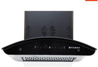 Faber HOOD CREST 3D PLUS IND HC SC BK 60 Auto Clean Wall Mounted Chimney(Black 1275 CMH)
