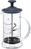 Hario Coffee Press Slim 240ml, Black 2 Cups Coffee Maker(Clear)