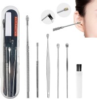 SAROWA Beauty 6 Ear Wax Removal Kit Cleaning Tool Earwax Pick Cleaner(40 g, Set of 6)