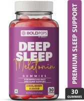 BOLDPOPS Melatonin Gummies Men & Women Sleeping Pills Deep Sleep Supplement 6 mg Tablets(30 Tablets)