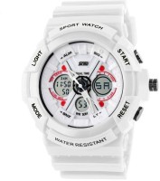 Skmei AD0966-WHITE Sports Analog-Digital Watch For Unisex