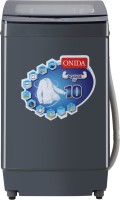 ONIDA 7.5 kg with Fuzzy Logic and Hydraulic Soft Close Glass Lid Fully Automatic Top Load Grey(T75CGN1)