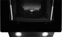 Ezik Crysta 60 cm 1200 m3/hr Filter less Chimney Motion Sensor Control Black Auto Clean Wall Mounted Chimney(BLACK 1200 CMH)