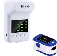 Systene Finger Tip Pulse Oximeter and Digital Thermometer Combo Pulse Oximeter(Blue)