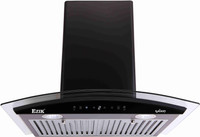 Ezik Galaxy 60 cm 1200 m3/hr Filter less Chimney Motion Sensor Control Black Auto Clean Wall Mounted Chimney(Black 1200 CMH)