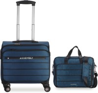 Assembly Luggage Cabin Suitcase Combo(Blue)