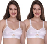 Success traders Women Full Coverage Non Wired Non Padded T-Shirt Bra Women T-Shirt Non Padded Bra(White)