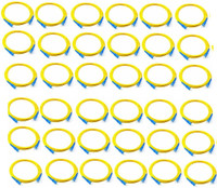 projexon Fiber Optical Cable 5 m PACK OF /36PIC/SC-UPC/SC-UPC/5M/2MM/SM/G652D(Compatible with DATACOM, TELCOM, ROUTER.MEDIA CONVTER, ISP, Yellow, Pack of: 36)