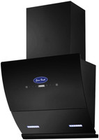 Euro Fresh Dynmo auto clean odex Auto Clean Wall Mounted Chimney(black 1250 CMH)