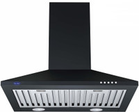 Euro Fresh CK 60 twin Bf Wall Mounted Chimney(black 850 CMH)