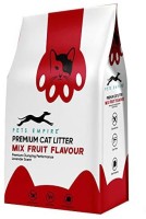 Pets Empire Mix Fruit Flavour Clumping Cat Litter, Natural Mineral Bentonite-5 kg Pet Litter Tray Refill