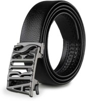 Thibault Men Casual, Evening, Formal, Party Black Artificial Leather Belt