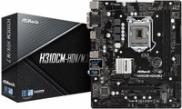 ASRock Intel H310 Chip with Micro ATX, H310 cm – Hdv/M. 2, Motherboard(Black)