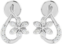 avsar Avsar 18K (750) White Gold and Diamond Earring AVE477WA White Gold 18kt Diamond Stud Earring