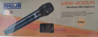 AHUJA ENTERPRISES AHUJA ABW-400UH Wireless UHF Microphone wireless microphone(Black)