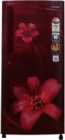 Panasonic 197 L Direct Cool Single Door 3 Star Refrigerator(Maroon Floral, NR-A201CEMN)