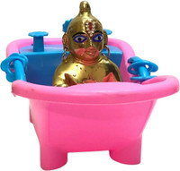 Siya Creation plastic bathtub for laddugopal Deity Ornament(laddu gopal, krishna)