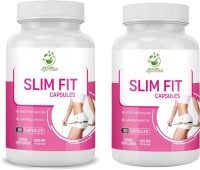 wecureayurveda Slim Fit Capsules for Weight Loss l Men & Women l 100% Narural Combo (Pack of 2)(Pack of 2)