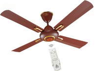 JUPITER Maharaja 4 Blades BLDC 48" (1200 mm) Energy Efficient Remote Controlled C/Fan Matt Brown BLDC Motor with Remote 4 Blade Ceiling Fan(Brown, Pack of 1)