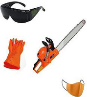 TRESCHIK Chainsaw Woodcutter 22inch 58cc Fuel Without Battery Fuel Chainsaw(Without Battery)