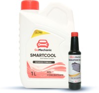 GoMechanic Smartcool Coolant Antifreeze Red Concentrate 1:3 (1L) & Radiator Flush (250mL) Coolant(1.25 L, Pack of 1)