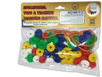 Mindz Beads Circle Set, Educational Stringing with 75 Beads & 1 Threads MN 310