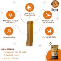 Dogsee Chew Dogsee Chew Large Bars, Himalayan Chew for large breeds, 130g Cheese Dog Treat(130 g)