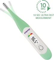 Ozocheck Digital thermometer with Flexible Tip | Fever Alarm & Beep Function | Waterproof & 10 seconds Fast Reading for Kids & Adults FlexiFast Thermometer(Green)