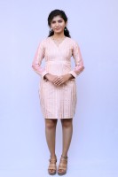 S3 Fashions Women Bodycon Beige Dress