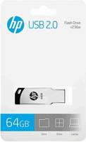 HP Flash Drive v236 W 64 GB Pen Drive(Silver)
