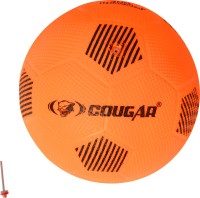 Cougar Funball, Home Play Football ,Soft Soccer Ball with Needle Football - Size: 3(Pack of 1, Yellow, Orange)