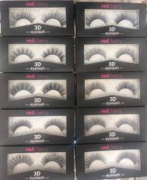 GUNGUN Red Cherry Black Natural 3D Thick Long Eye- Lashes(pack of 10)(Pack of 10)